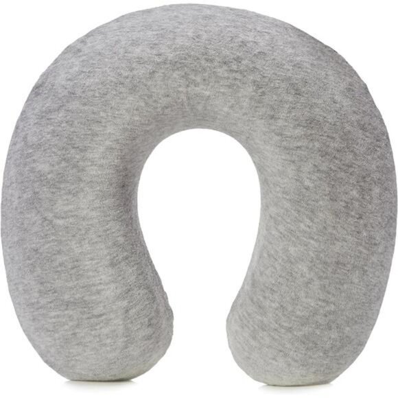 Memory foam travel neck pillow semicircle cushion ergonomic support washable cov - Picture 1 of 5